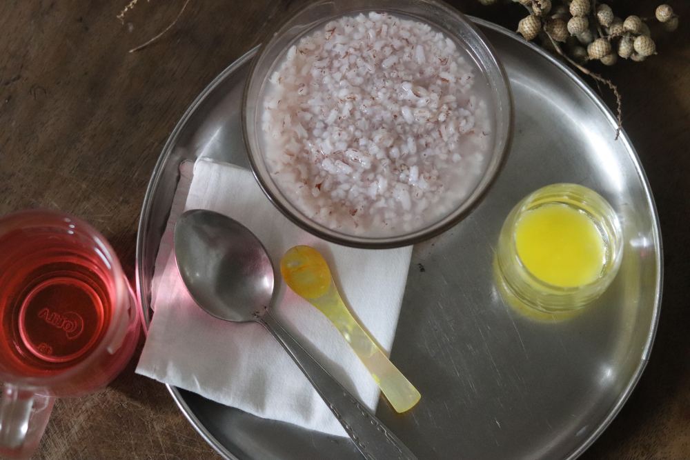 Rice Porridge with Ghee